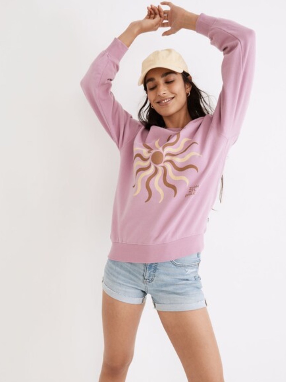 Madewell x Parks Project Unisex Zion Sun Organic Cotton Crewneck Size XL